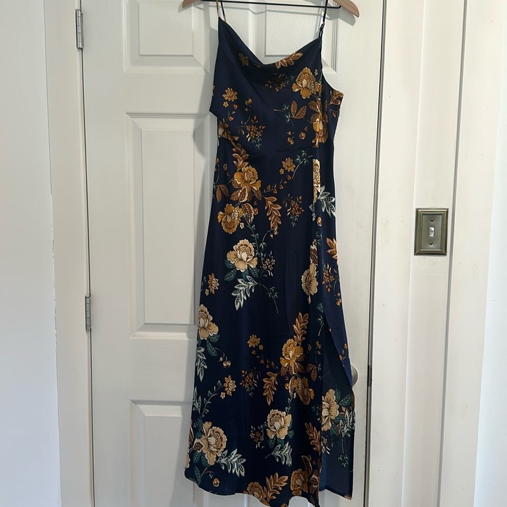 Petal & Pup Dark Blue Floral Dress